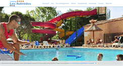 Desktop Screenshot of campingaubredes.com